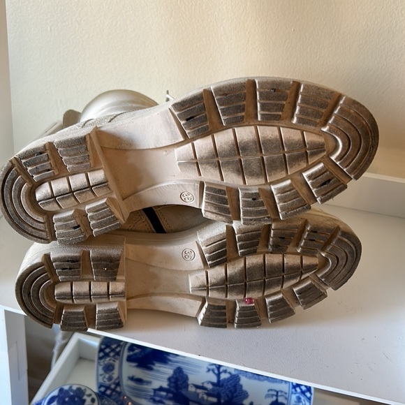 MJUS lace up ankle boots offwhite size 36 - Picture 11 of 13